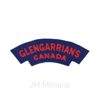 Stormont Dundas And Glengarry Highlanders – Printed Shoulder Title