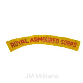 Royal Armoured Corps – Embroidered Shoulder Title