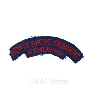 North Shore Regiment – Embroidered Shoulder Title