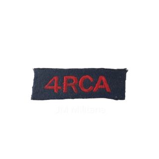 4th Field Regiment RCA- Shoulder Title