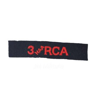 3rd Heavy Anti Aircraft RCA- Shoulder Title