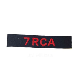 7th Field Regiment RCA- Shoulder Title