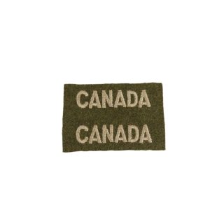 CANADA – Pair Of Uncut Embroidered Shoulder Titles