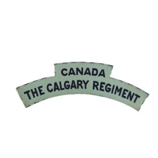 Calgary (Tank) Regiment – Printed Shoulder Title