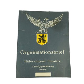 Organisationsbrief Hitler-Jugend Flandern