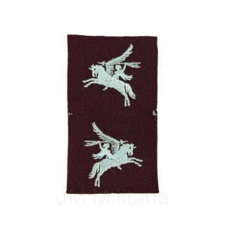 Uncut Pair Of The Embroidered – British Airborne (Pegasus) Formation Badges