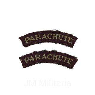 Pair Of The Embroidered – British Airborne Shoulder Titles
