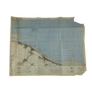 Canadian D-Day Map, April 1944 – Saint-Aubin-sur-Mer