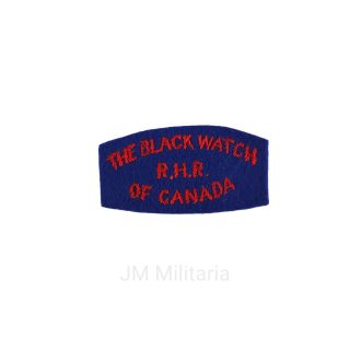 Black Watch Canada – Embroidered Shoulder Title