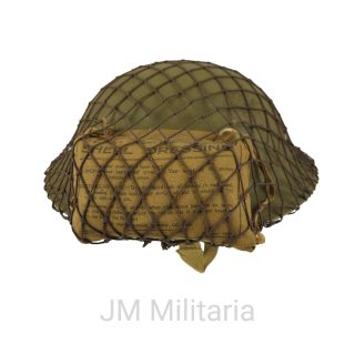 British Mk2 Helmet With Net And Shell Dressing – VERO 1941