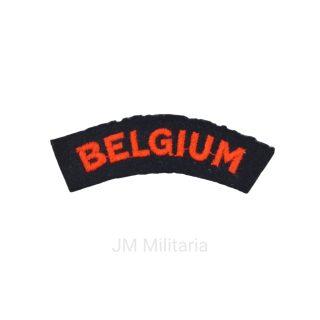 BELGIUM – Embroidered Shoulder Title