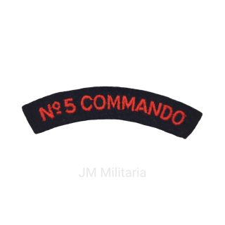 No. 5 Commando – Embroidered Shoulder Title