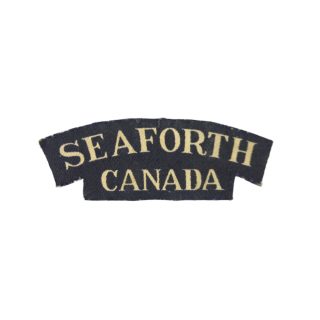 Seaforth Highlanders Of Canada – Printed Shoulder Title