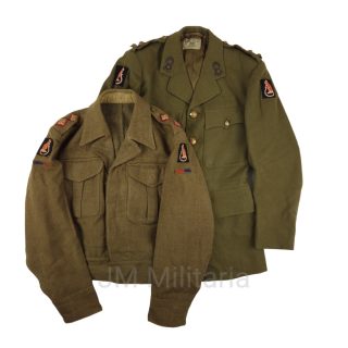 Royal Artillery – 7th Armoured Division – Battle Dress & Service Dress ‘A.G. SHARP’