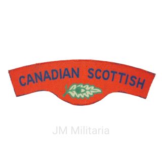 Canadian Scottish Regiment – Printed Shoulder Title