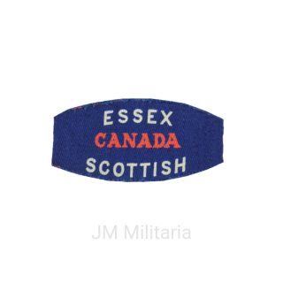 Essex Scottish Regiment – Printed Shoulder Title