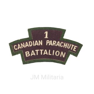 1st Canadian Parachute Battalion – Printed Shoulder Title