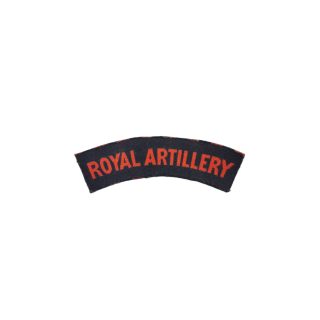 Royal Artillery – Printed Shoulder Title