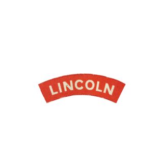 Lincoln Regiment – Printed Shoulder Title