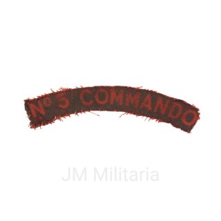 No.5 Commando – Printed Shoulder Title