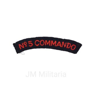 No.5 Commando – Embroidered Shoulder Title