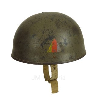 British MkI RAC Helmet – Unit Insignia On Both Sides