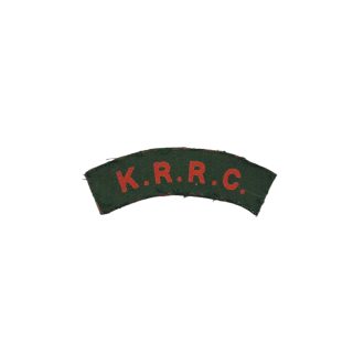 King’s Royal Rifles Corps – Printed Shoulder Title