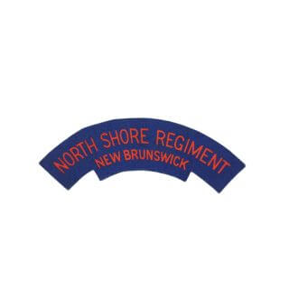 North Shore Regiment – Printed Shoulder Title