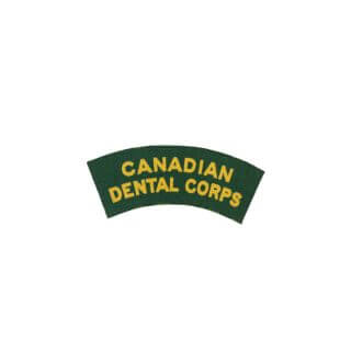 Canadian Dental Corps – Printed Shoulder Title