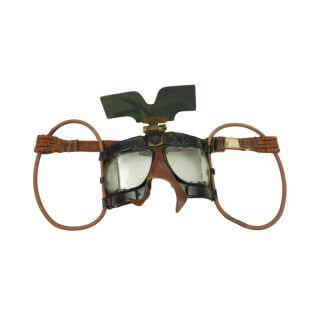 RAF Mk IVB Flying Goggles With Flipshield