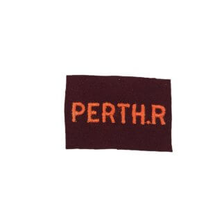 Perth Regiment – Embroidered Formation Badge