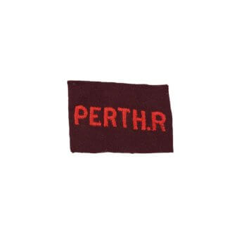 Perth Regiment – Embroidered Formation Badge