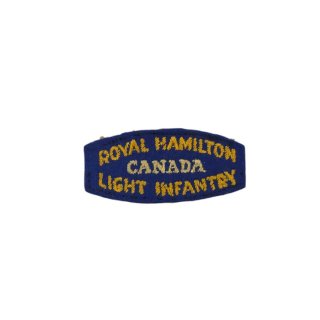 Royal Hamilton Light Infantry – Embroidered Shoulder Title ‘Hobson & Sons’