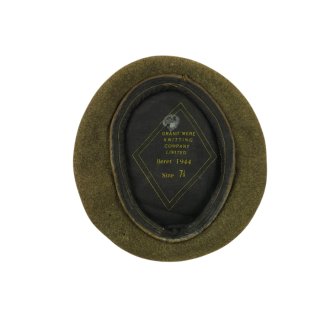 Canadian Beret ‘Grand Mere Knitting’ – Dated 1944