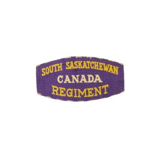 South Saskatchewan Regiment – Printed Shoulder Title