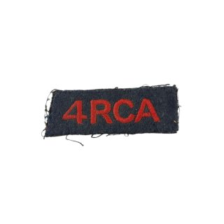 4th Field Regiment RCA – Embroidered Shoulder Title