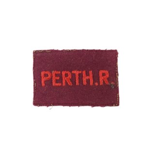 Perth Regiment – Embroidered Formation Badge