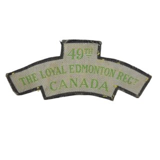 49th Loyal Edmonton Regiment – Printed Shoulder Title