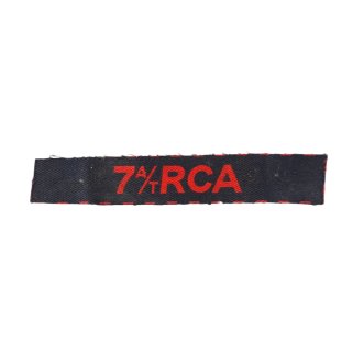 7th Anti/Tank RCA – Printed Shoulder Title