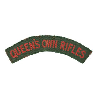 Queen’s Own Rifles – Printed Shoulder Title