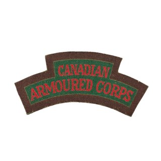 Canadian Armoured Corps – Printed Shoulder Title