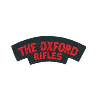 Oxford Rifles Of Canada – Embroidered Shoulder Title