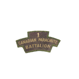 1st Canadian Parachute Battalion – Printed Shoulder Title