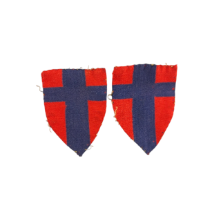 21st Army Group – Pair Of Printed Formation Patches