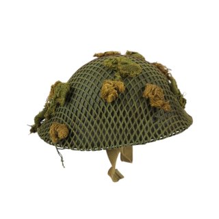 MKIII Helmet With Canadian Two-tone Camouflage Net