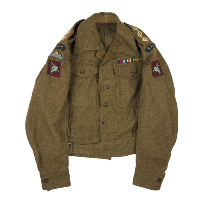 RASC ‘AIRBORNE’ Captain’s – Battle Dress and Service Dress – JM-Militaria