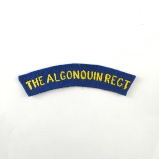 Algonquin Regiment – Embroidered Shoulder Title