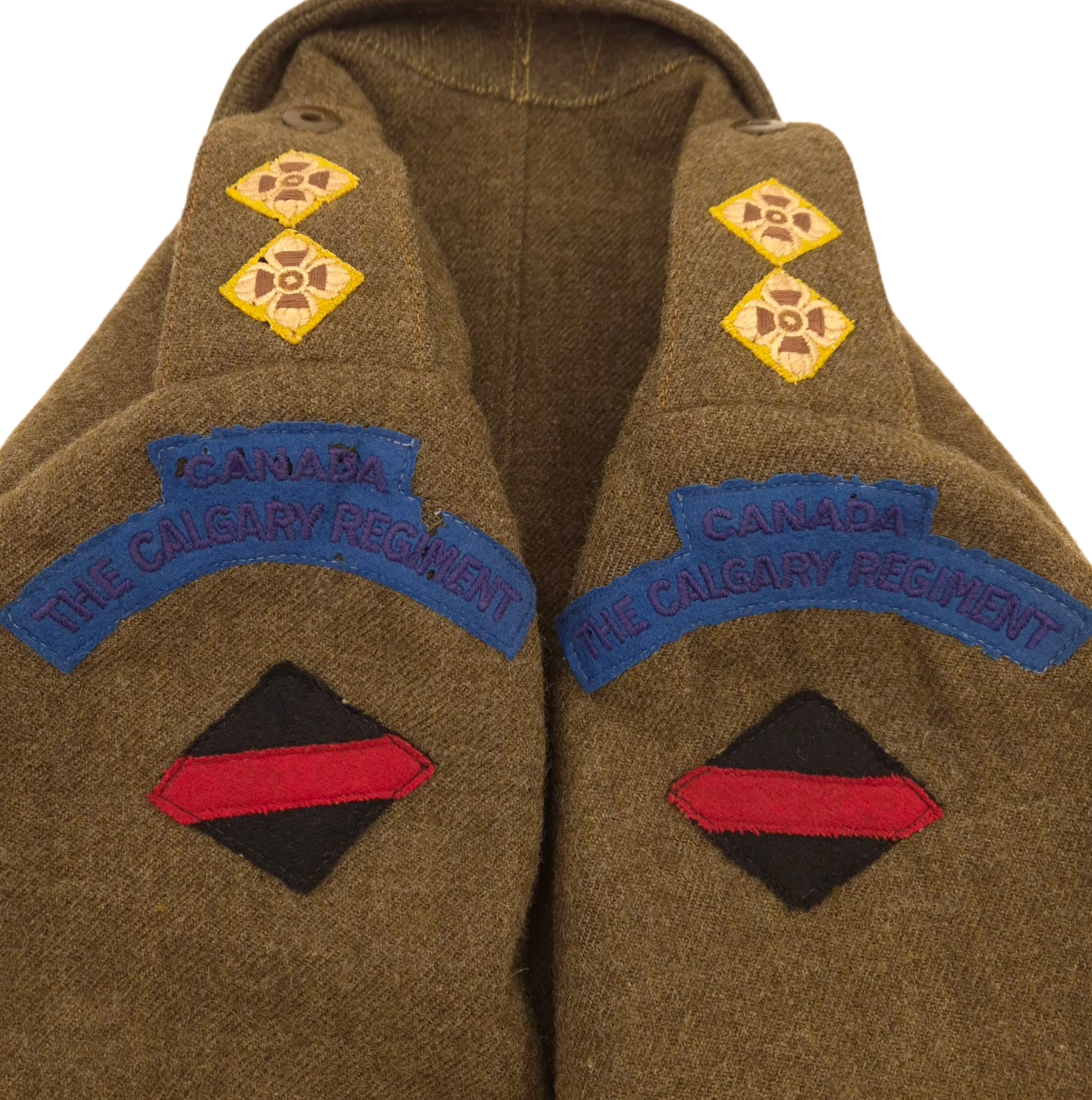 Calgary Regiment 14CTR - Battle Dress Jacket 'Lt. Stephen J. Coppinger' - Image 2