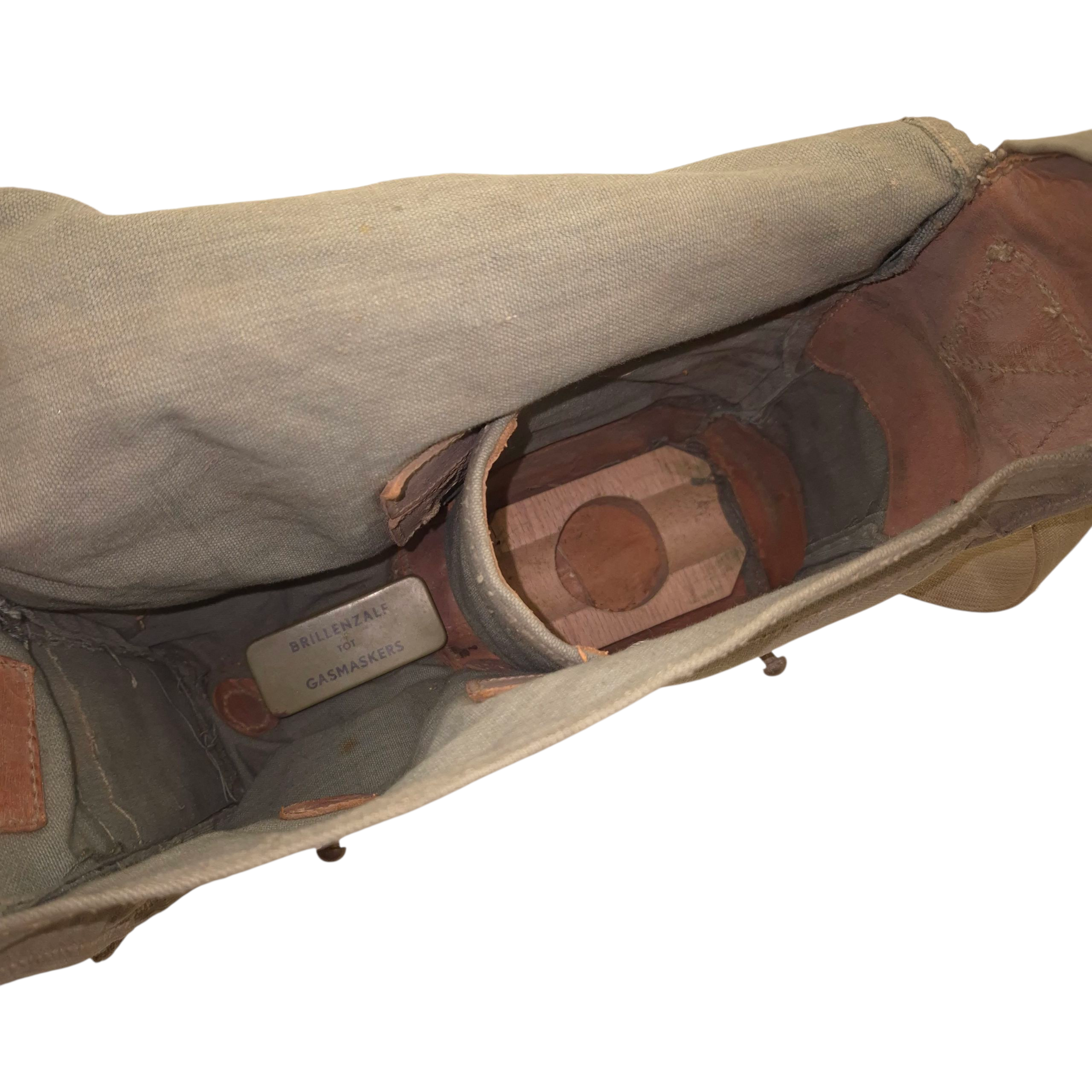 Dutch Gasmask Carrying Bag with Filter and Cleaning Kit - Image 6
