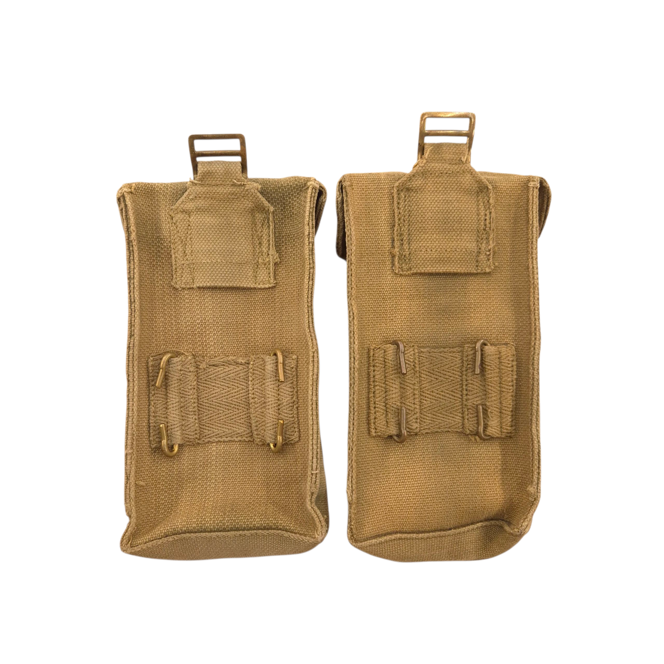 British P37 Ammo Pouches - Matching pair 1942 - Image 2